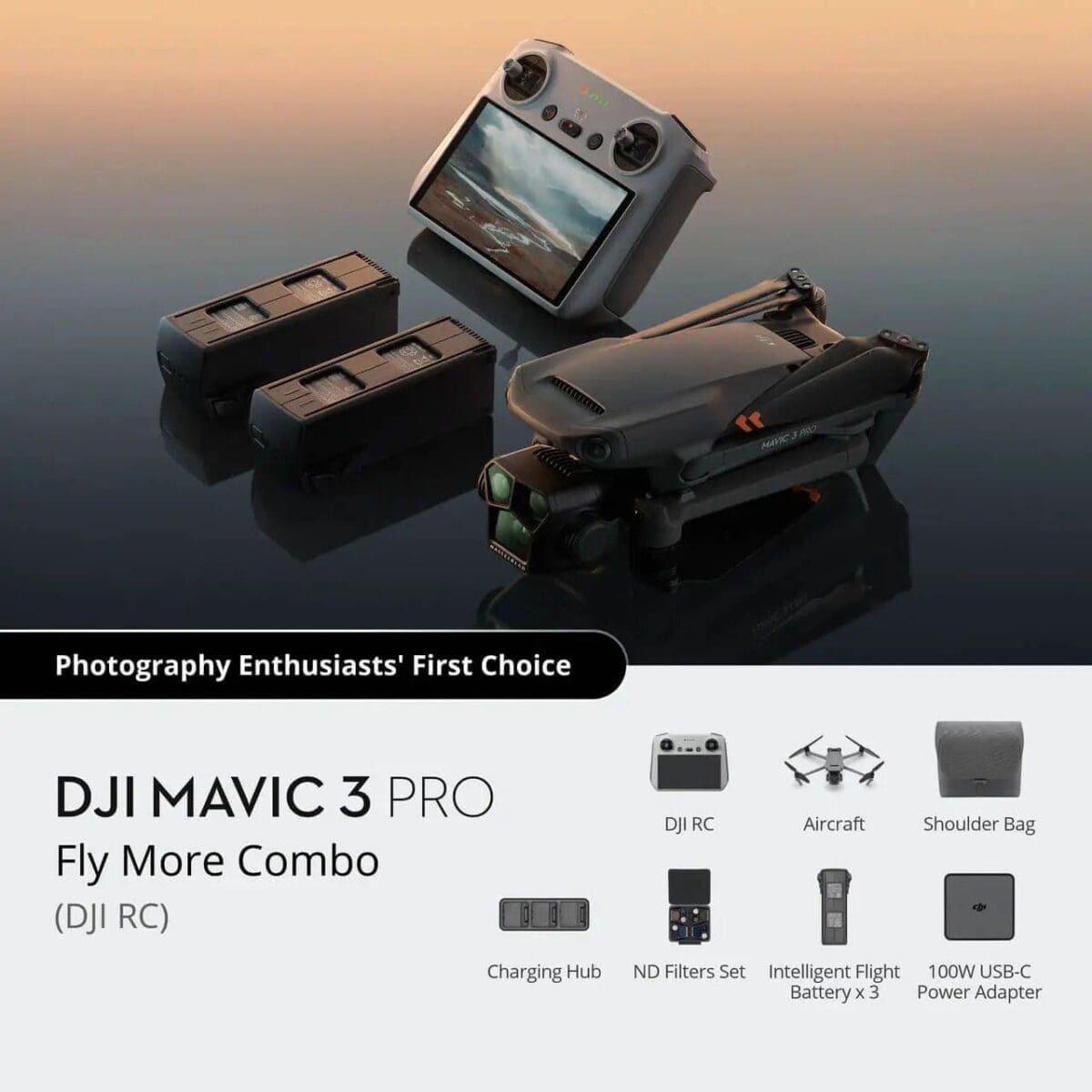 DJI Mavic 3 Pro Fly More Combo (DJI RC)