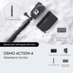 DJI Osmo Action 4 Adventure Combo (4K Waterproof Action Camera)