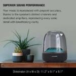 Harman Kardon Aura Studio 4 (Bluetooth Home Speaker With Iconic Transparent Dome And Themed Lighting)