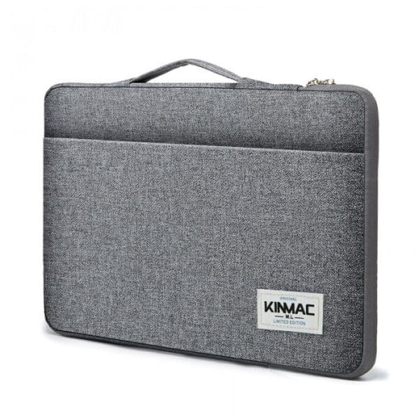 Kinmac Gray Nylon KMS412 | 13 & 14-inch Laptop Sleeve