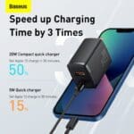 Baseus Compact Quick Charger U+C 20W