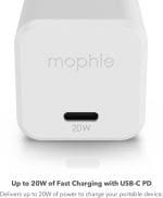 Mophie Essentials 20W USB-C Mini PD Charger