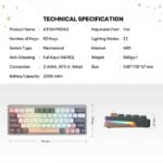 Fantech MK912 – ATOM PRO63 (STELLAR EDITION) | Wireless Mechanical Gaming Keyboard